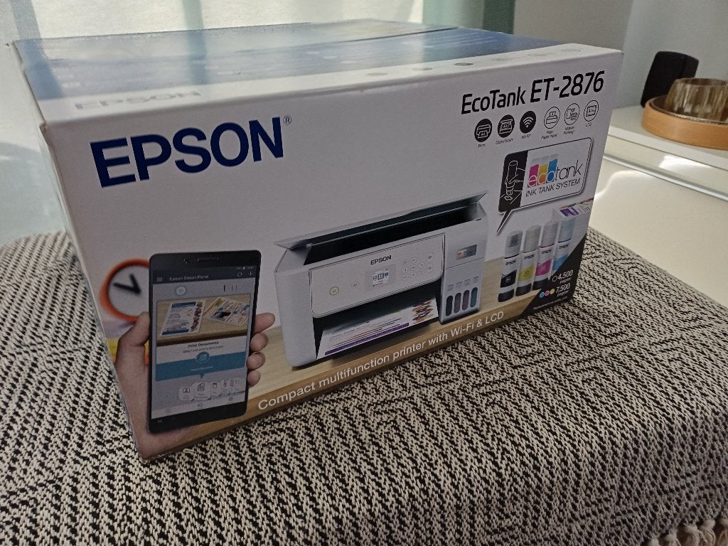 Printer all-in-one ECOTANK ET-2876, Computers en Software, Printer, Nieuw, Ingebouwde Wi-Fi, Ophalen