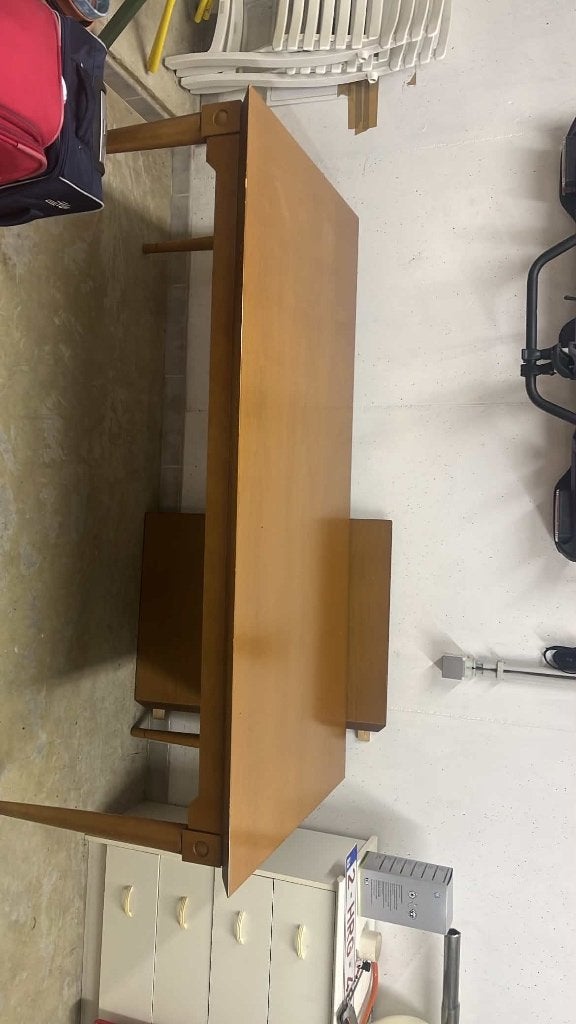 Tafel (met verlengstuk), Huis en Inrichting, Tafels | Eettafels, Ophalen, Gebruikt, 100 tot 150 cm, 200 cm of meer