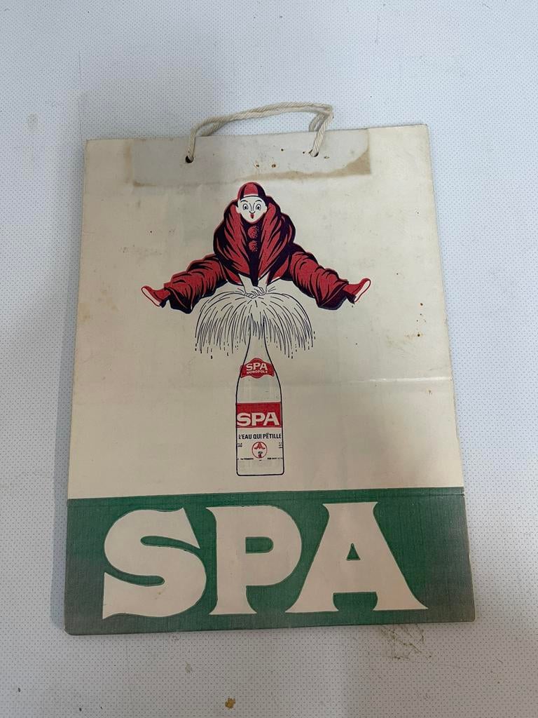 Spa monopole groen papieren draagtas #1, Ophalen of Verzenden, Zo goed als nieuw