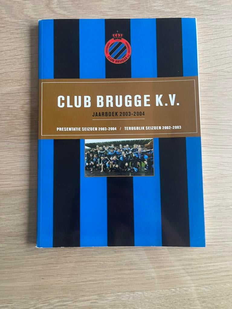 Jaarboek Club Brugge 2003-2004, Verzamelen, Ophalen, Zo goed als nieuw, Boek of Tijdschrift