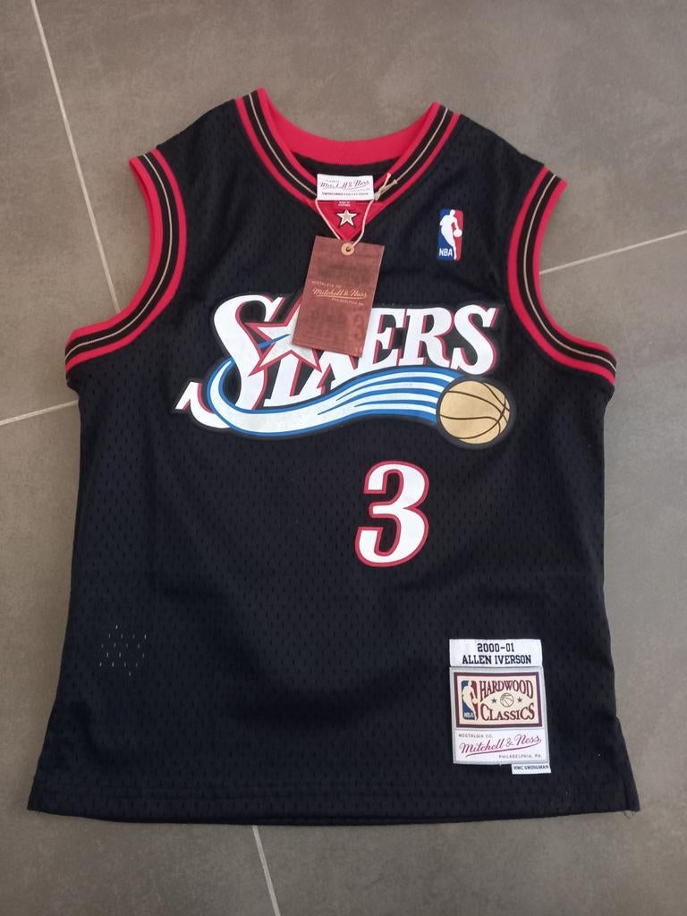 NIEUW-NBA Basketbal kindershirt S-Allen Inverson 2000 2001, Enlèvement ou Envoi, Neuf, Garçon ou Fille, Vêtements de sport ou Maillots de bain