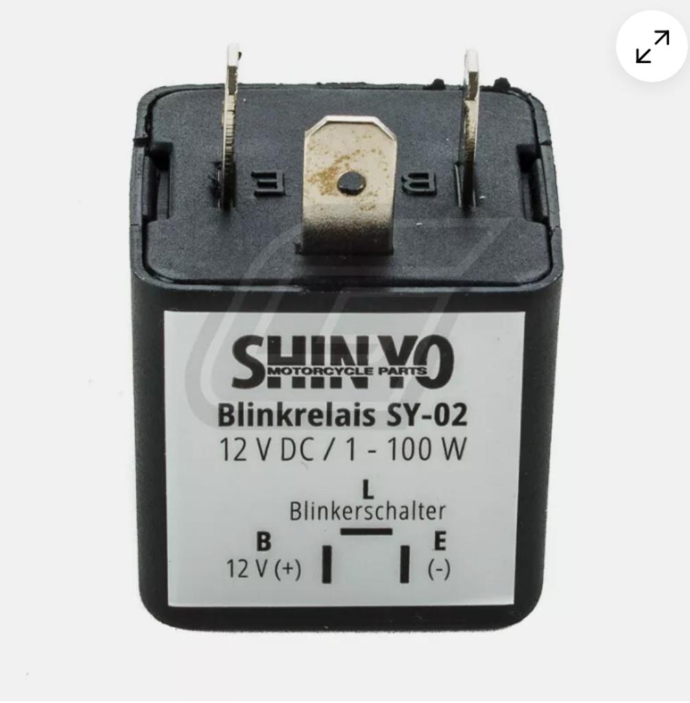 Shin-Yo knipperlichtrelais (LED) 12 volt, Motoren, Ophalen of Verzenden, Nieuw