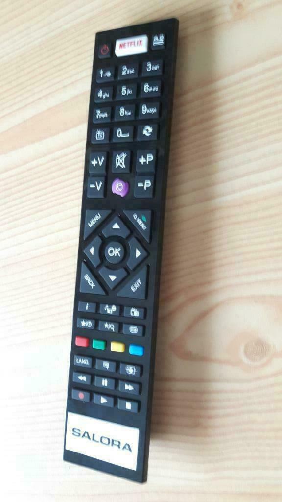 SALORA AFSTANDSBEDIENING LCD / LED SMART TV NETFLIX, Ophalen of Verzenden, Nieuw, Origineel, Tv