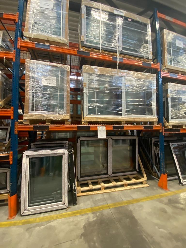 stockverkoop pvc raam, maatwerk pvc deur, ramen, deuren,, Neuf, Enlèvement ou Envoi, Verre, Porte extérieure