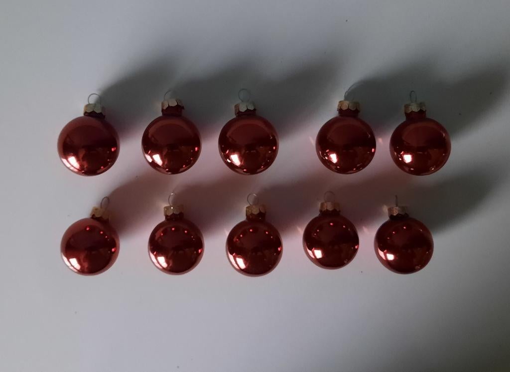 10 kerstballen, Ophalen of Verzenden, Zo goed als nieuw, Versiering