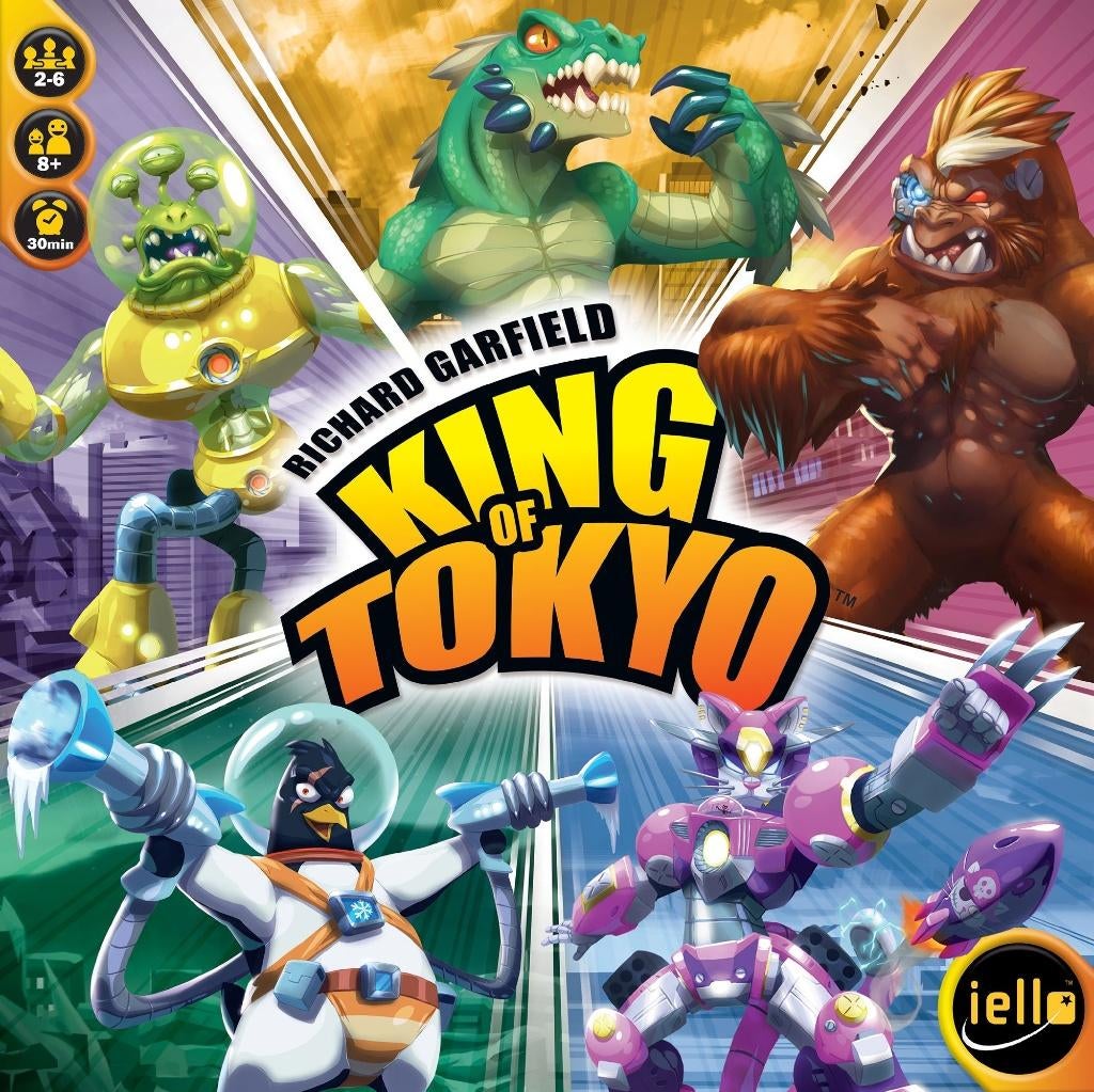 King of Tokyo (Duitse versie), Vijf spelers of meer, Ophalen of Verzenden, Zo goed als nieuw, Iello