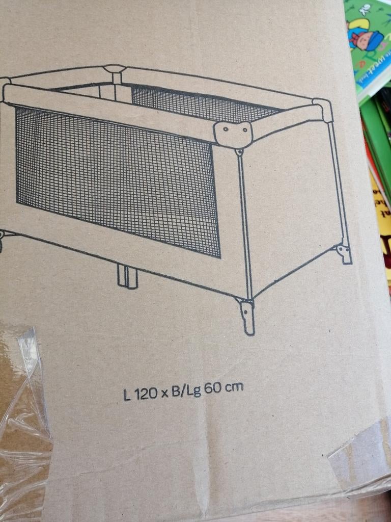 Reisbed babybed met matras en muggengaas, Enlèvement, Comme neuf, Matelas