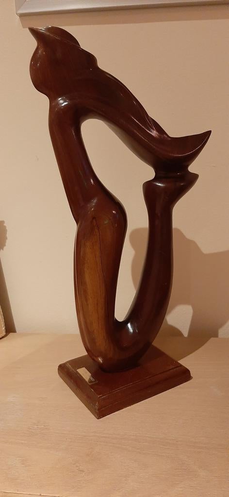 Houten zeemeermin van kunstenaar Frank Coronado, Antiek en Kunst, Ophalen of Verzenden