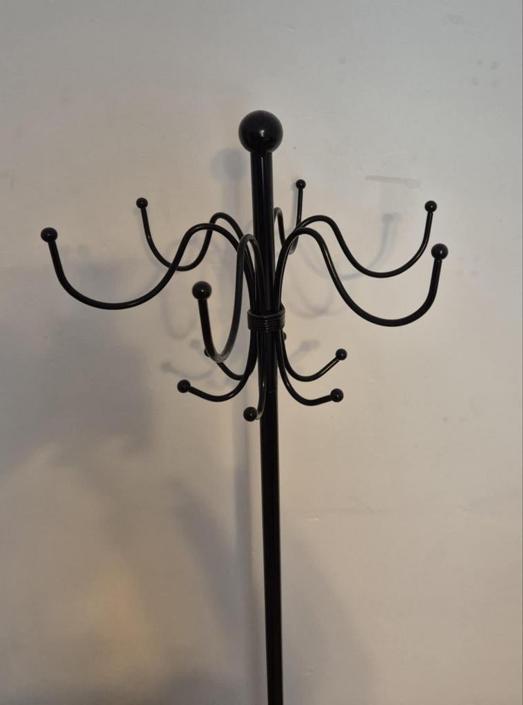 Porte manteau sur pied, métal noir, Enlèvement, Comme neuf, Métal