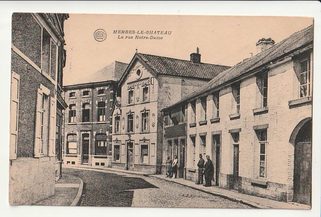 Merbes Le Château Rue Notre Dame (animée), Envoi, Affranchie, Hainaut