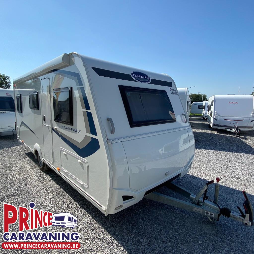 Caravelair Family 496 2022 - Prince Caravaning, Caravanes & Camping, Caravanes, Entreprise, Lit transversal, Caravelair, Roue de secours