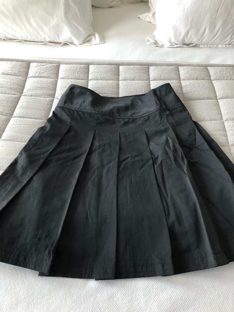 CORA KEMPERMAN ROK PLISSÉ BLAUW WIKKELROK SMALL, Kleding | Dames, Ophalen of Verzenden, Zo goed als nieuw, Maat 36 (S), Blauw