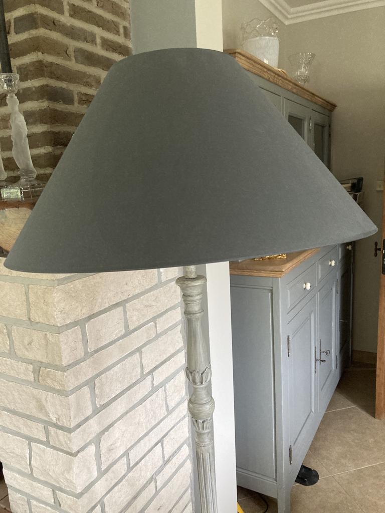 Vloerlamp, Ophalen, Gebruikt, 150 tot 200 cm, Stof