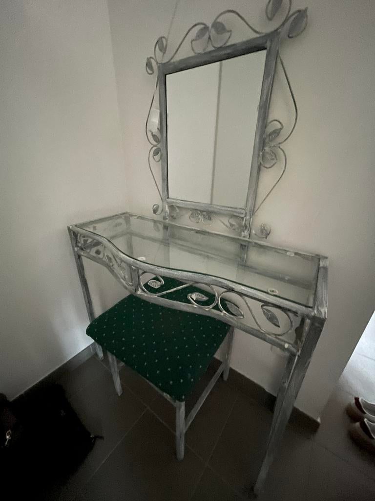 Tafel met stoel, Maison & Meubles, Tables | Coiffeuses, Enlèvement, Utilisé
