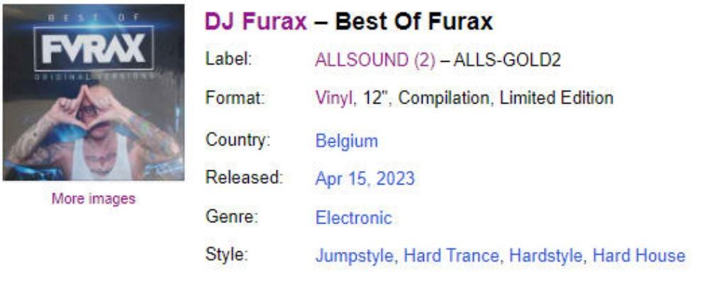 DJ Furax – Best Of Furax, Cd's en Dvd's, Ophalen of Verzenden, Nieuw in verpakking, 12 inch, Techno of Trance