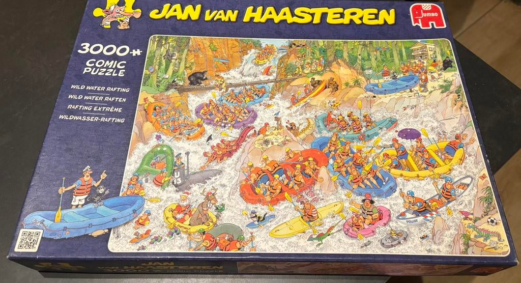 3000 Puzzel van jan van haasteren, Enlèvement, Plus de 1 500 pièces, Comme neuf, Puzzle