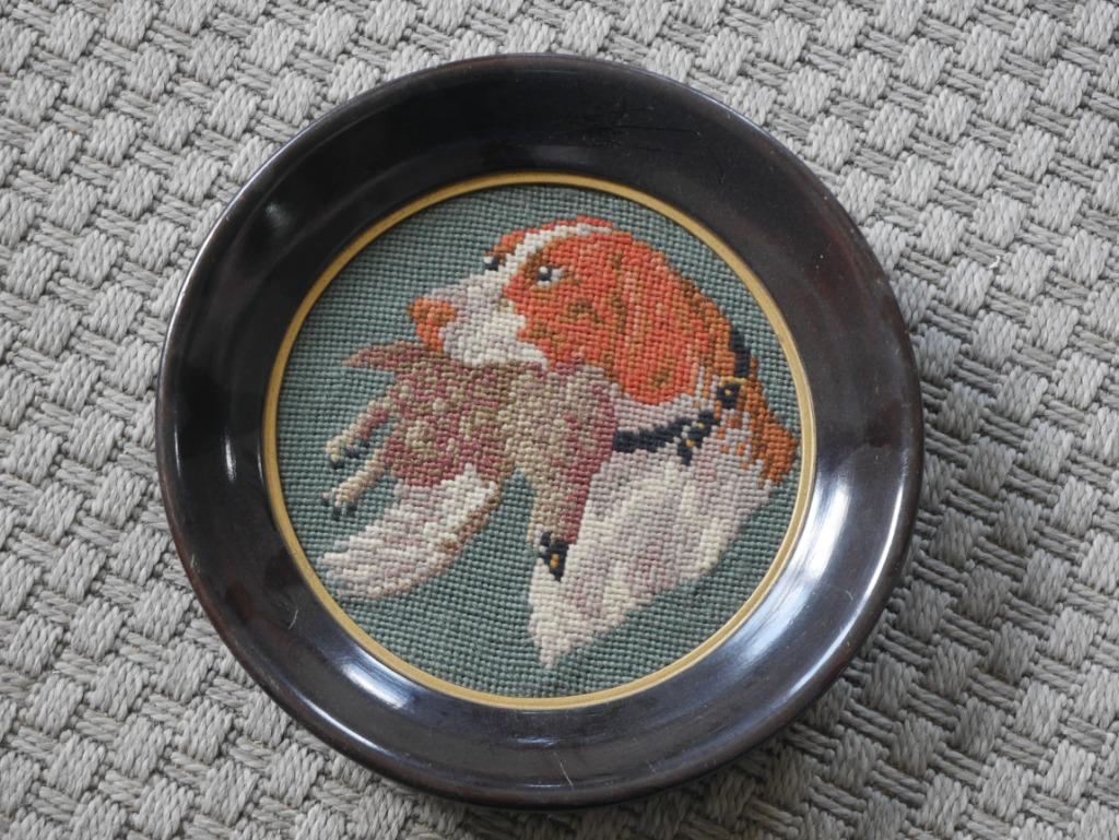 Tapisserie au demi-point : Chien de chasse, Ophalen of Verzenden, Zo goed als nieuw, Handborduren, Overige typen