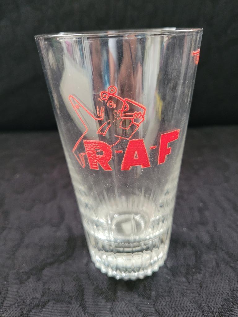 ancien verre à bière RAF 33cl, Enlèvement ou Envoi, Comme neuf, Verre ou Verres, Autres marques