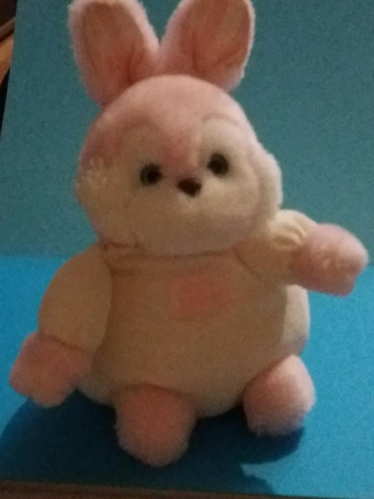 Lapin tartine&chocolat rose 26cm., Enlèvement ou Envoi, Comme neuf, Lapin