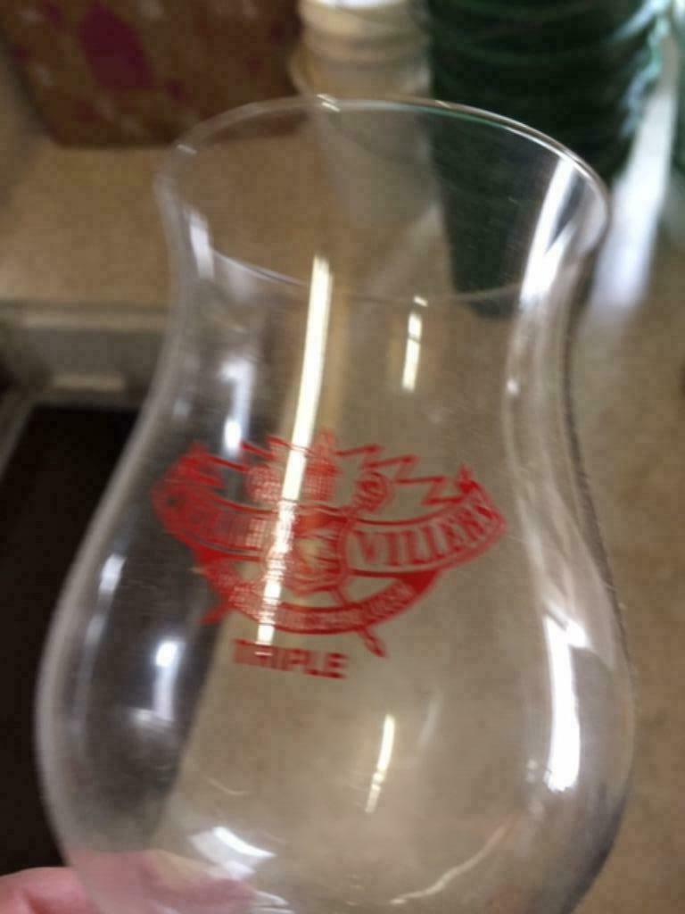 Bierglazen Villers   brouwerij Van Assche, Ophalen of Verzenden, Gebruikt, Bierglas