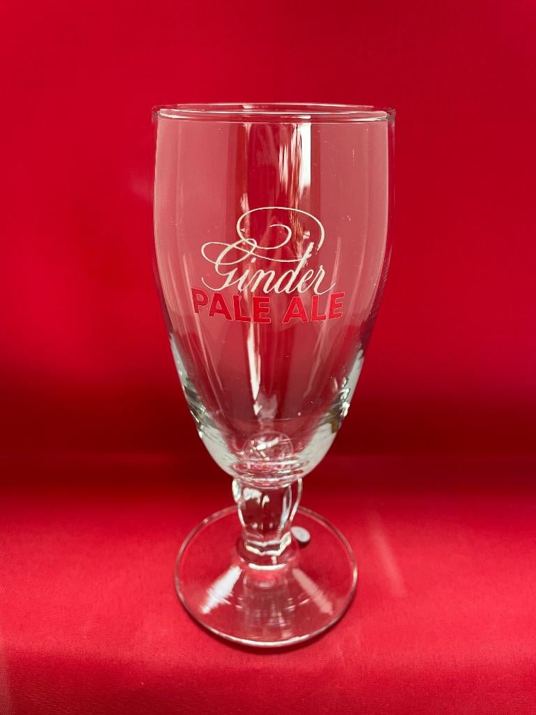 bierglas Ginder Pale Ale Martinas, Verzamelen, Ophalen of Verzenden, Gebruikt, Bierglas
