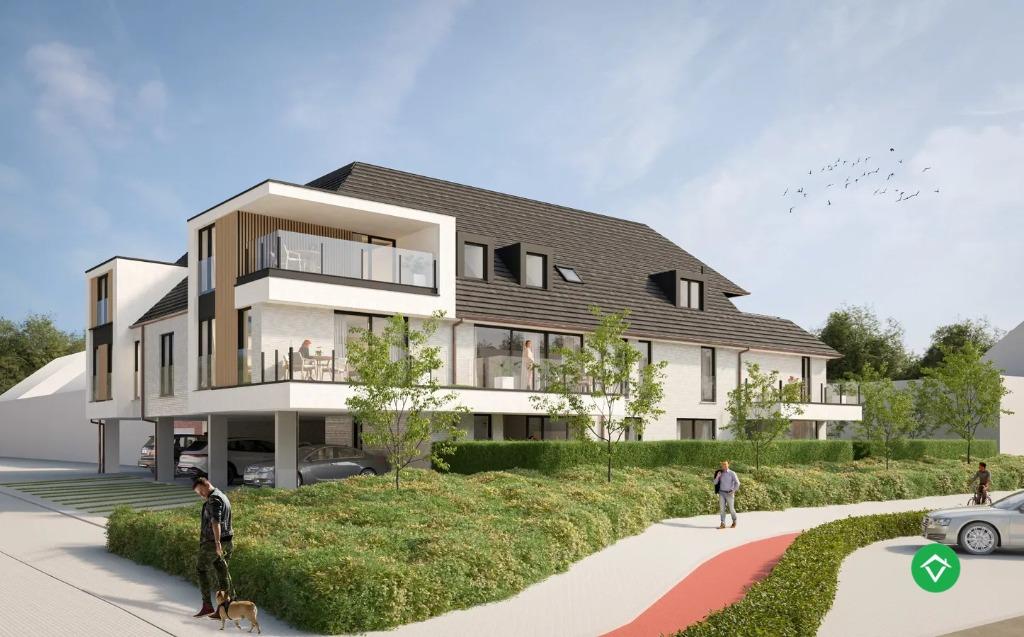 Nieuwbouwappartement met 2 slp en 1terr in centrum Koekelare, 195 m², 2 kamers, Provincie West-Vlaanderen, Appartement