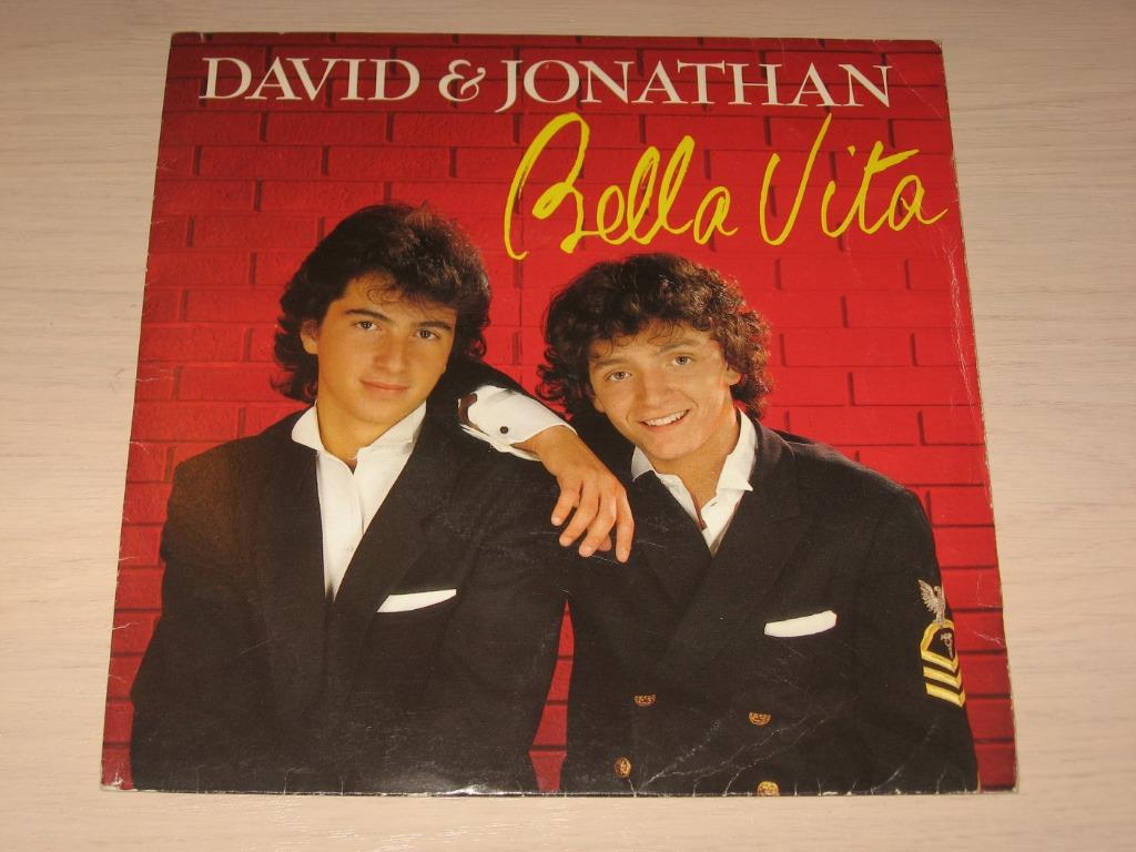 Disque vinyl 45 tours david & jonathan, Ophalen of Verzenden, Zo goed als nieuw