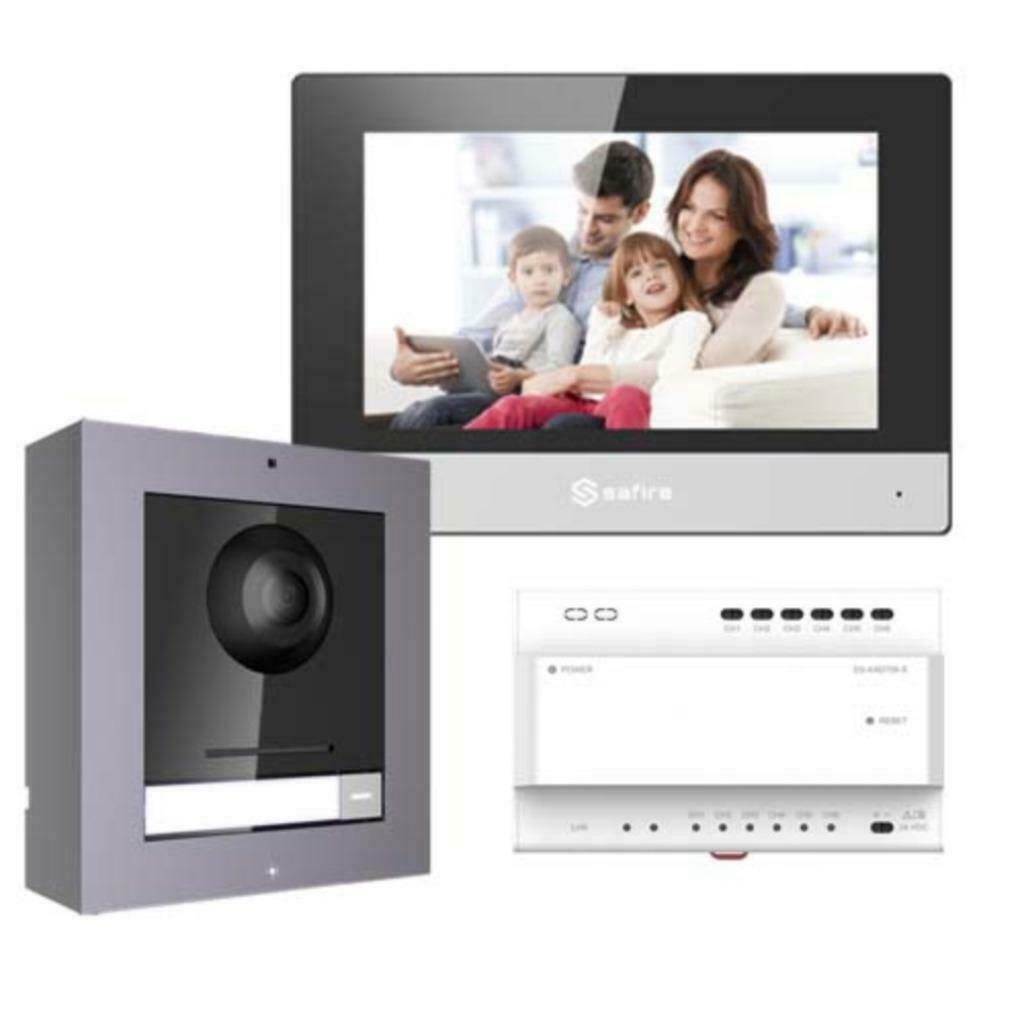 KIT visiophone ip connexion 2 fils, TV, Hi-fi & Vidéo, Caméras de surveillance, Neuf, Enlèvement ou Envoi