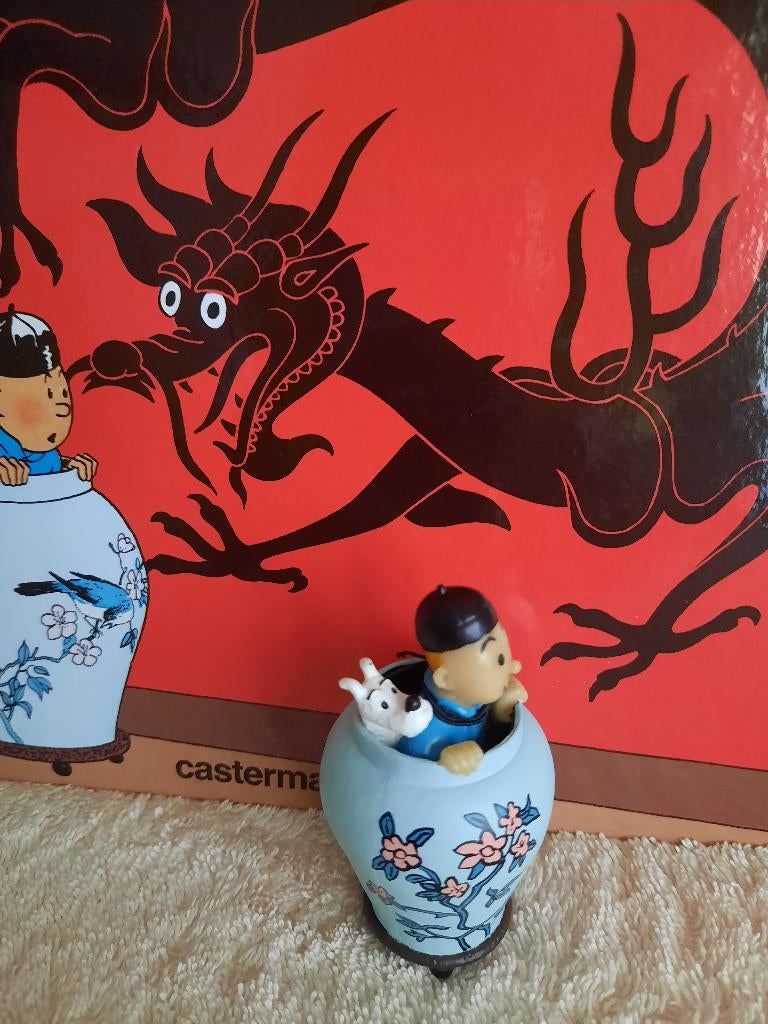 Tintin dans la potiche Hergé moulinsart NEUVE, Enlèvement ou Envoi, Neuf, Autres types