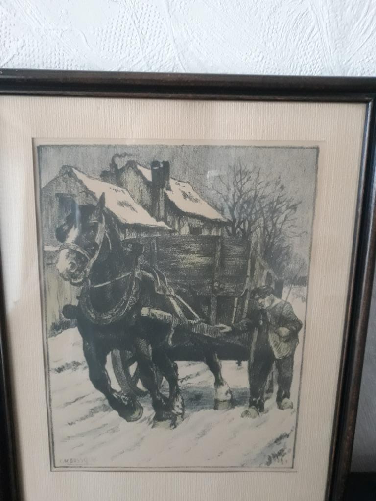 Ets van Debusschere C. - Paard en kar, Ophalen