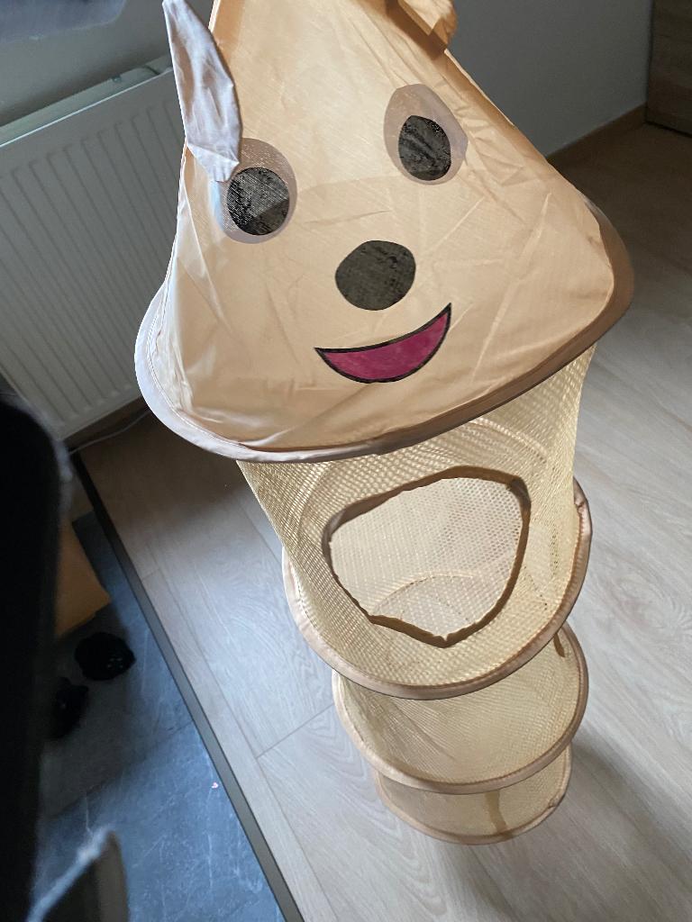 Speelgoed organiser, Ophalen