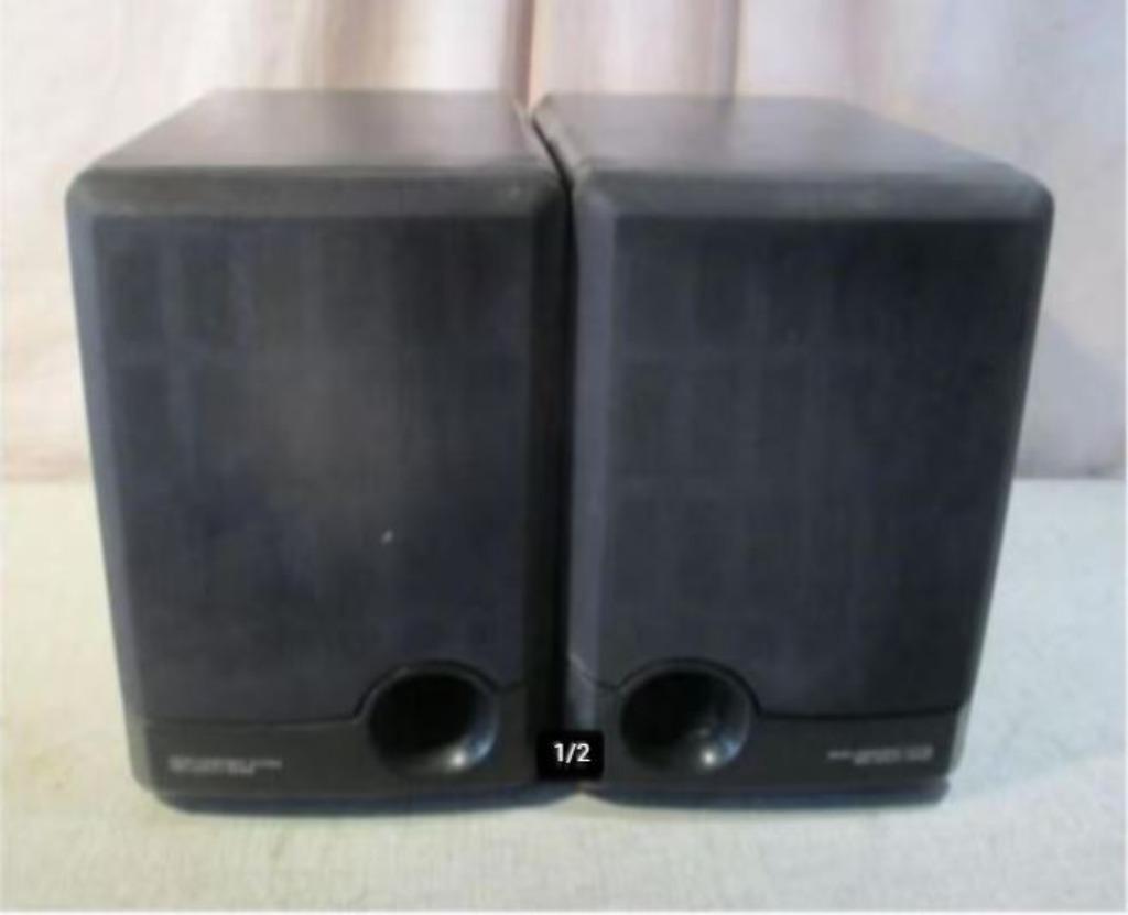 2 Prima Luidsprekers - MCS - 10Watt, Ophalen of Verzenden, Zo goed als nieuw, Minder dan 60 watt, Center speaker