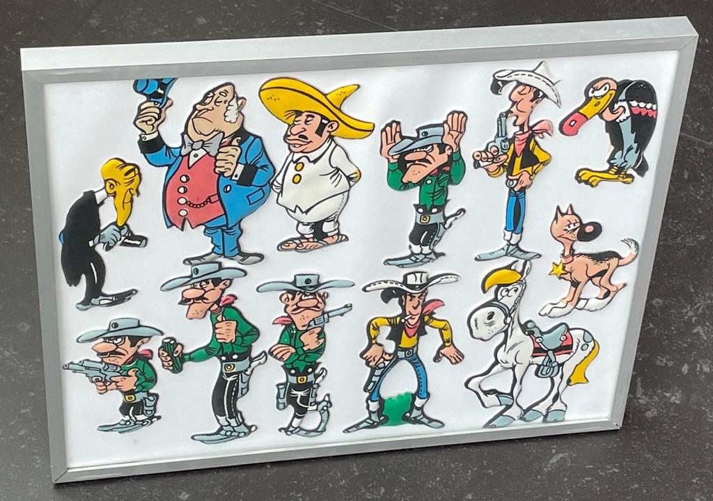 Lucky Luke Dalton-figuren, Verzamelen, Beelden en Beeldjes, Ophalen of Verzenden, Zo goed als nieuw, Overige typen
