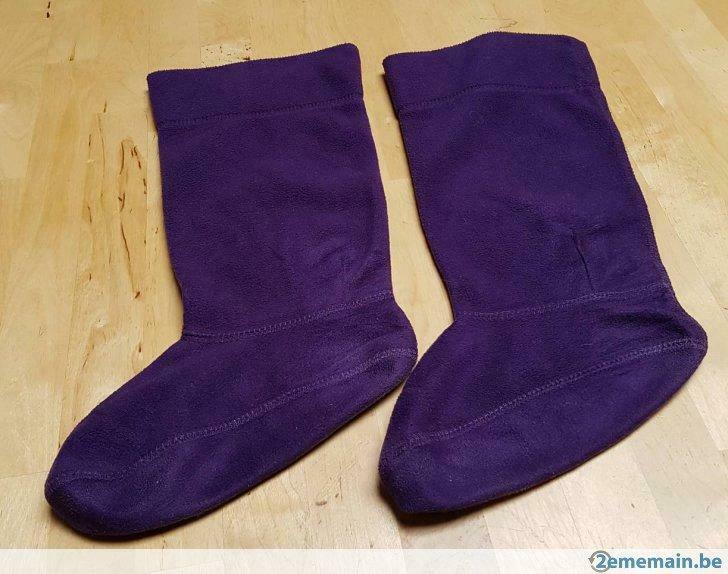 Chaussettes pour bottes de pluie enfant taille 31-36, Gebruikt, Jongen of Meisje