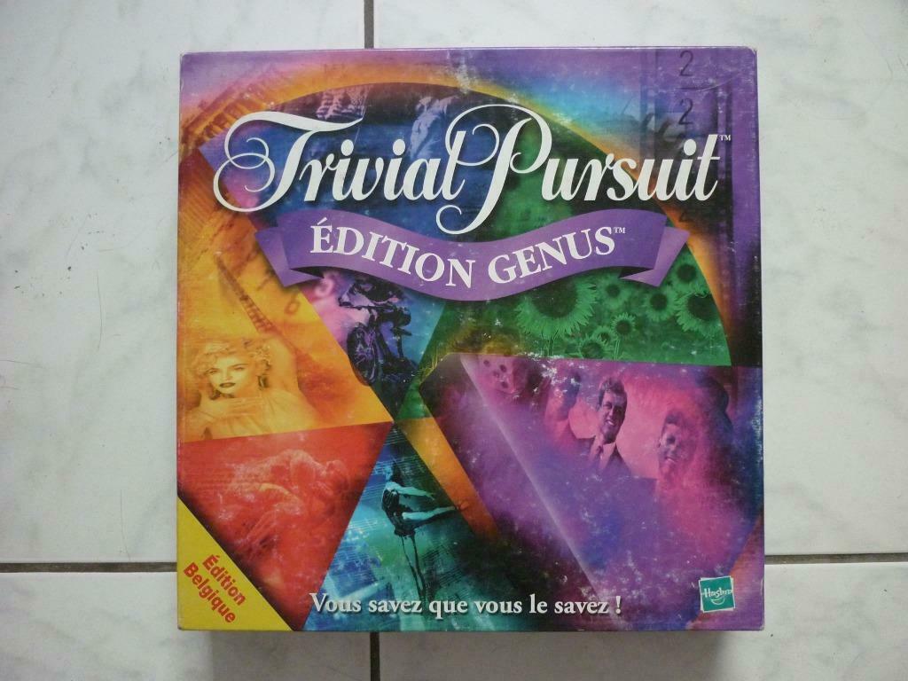 Jeu de société - Trivial Pursuit Genus Edition Belgique, Hobby & Loisirs créatifs, Jeux de société | Jeux de plateau, Utilisé