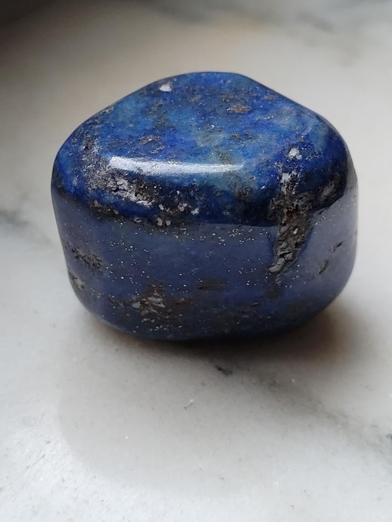 Lapis Lazuli koninklijk blauw uit Afghanistan (6), Ophalen of Verzenden, Mineraal