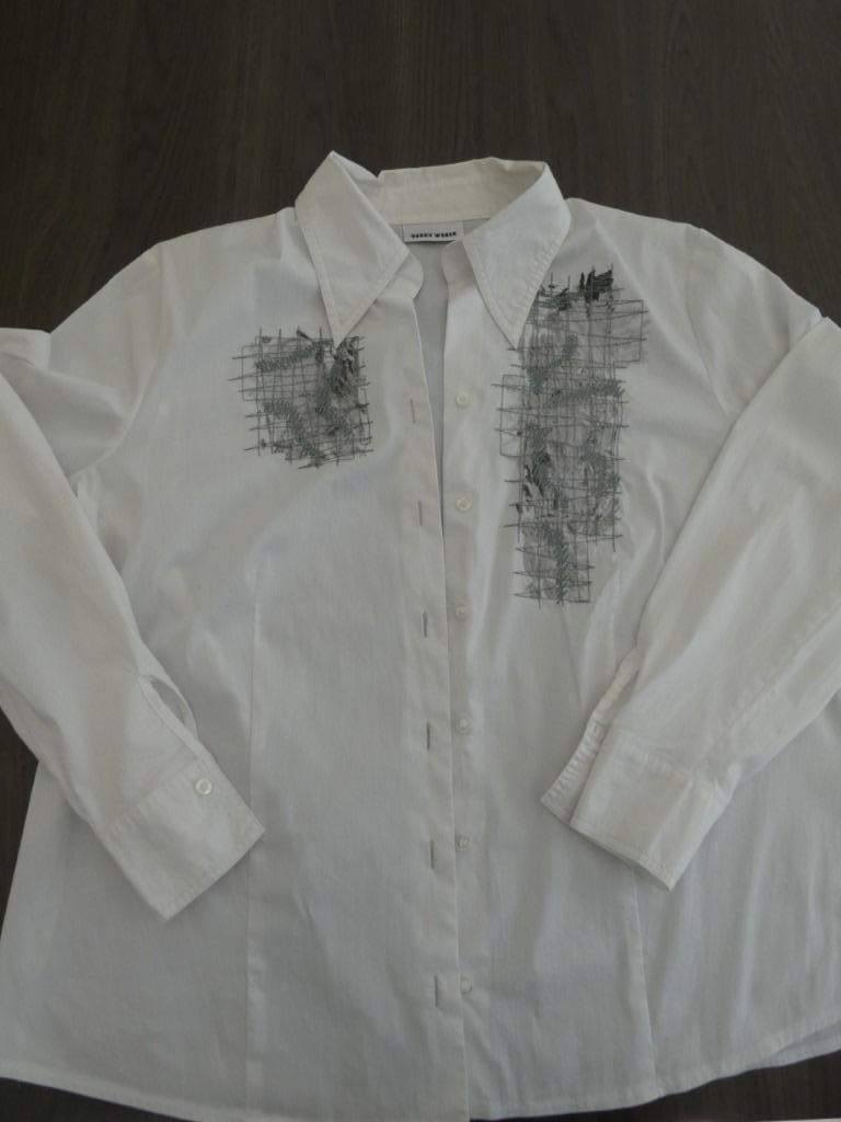Gerry Weber bloes maat 42, Wit, Maat 42/44 (L), Ophalen of Verzenden, Zo goed als nieuw