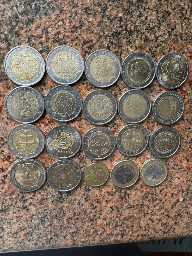 Euro munten van verschillende landen, Ophalen