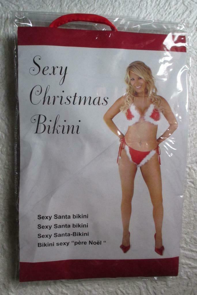 Sexy Christmas Bikini, Ophalen of Verzenden, Rood, Setje