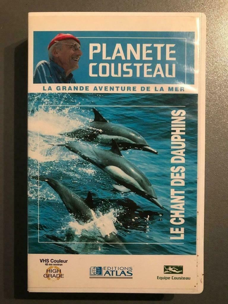 VHS Planète Cousteau : Le chant des dauphins, Tous les âges, Enlèvement ou Envoi, Utilisé, Autres genres