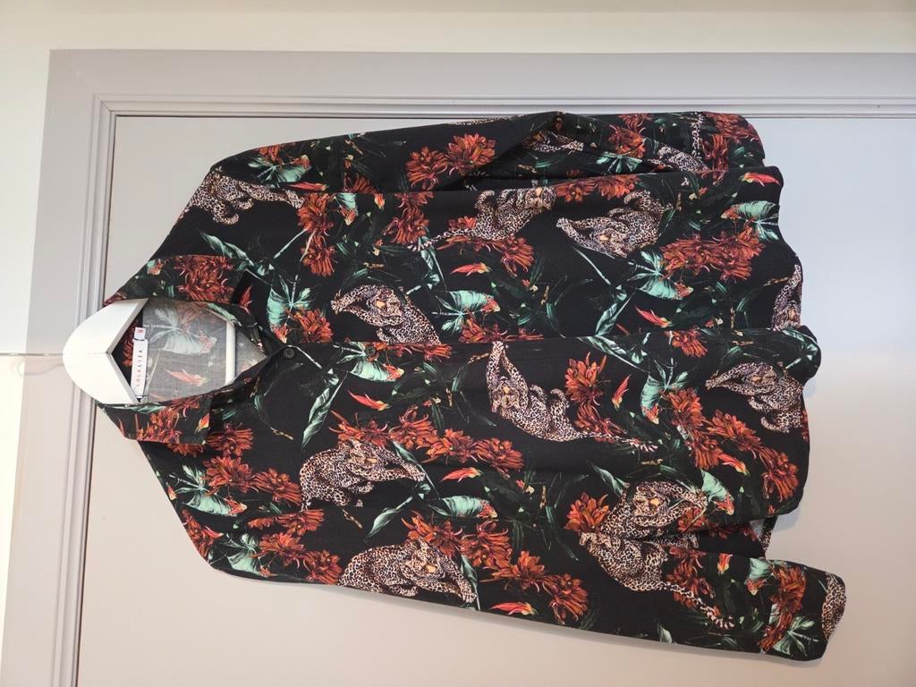 Leuke blouse met panter Lolaliza maat 40, Kleding | Dames, Maat 38/40 (M), Lola & Liza, Zwart, Ophalen of Verzenden