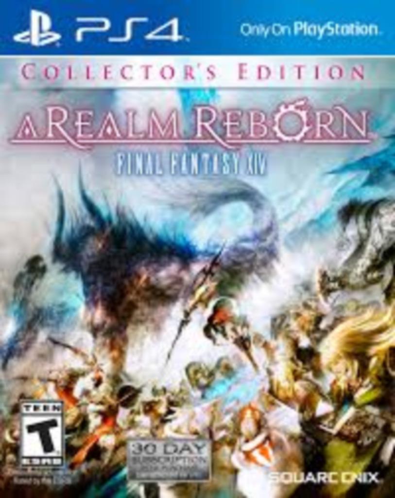 A Realm Reborn: Final Fantasy 14 Collector's Edition (PS4)., Online, Enlèvement ou Envoi, 1 joueur, Jeu de rôle (Role Playing Game)