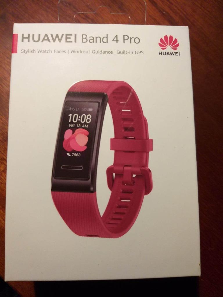 Montre Bracelet Connectée - Huawei Band 4 Pro - Rouge, Bijoux, Sacs & Beauté, Rouge, Étanche, Dormir, Utilisé