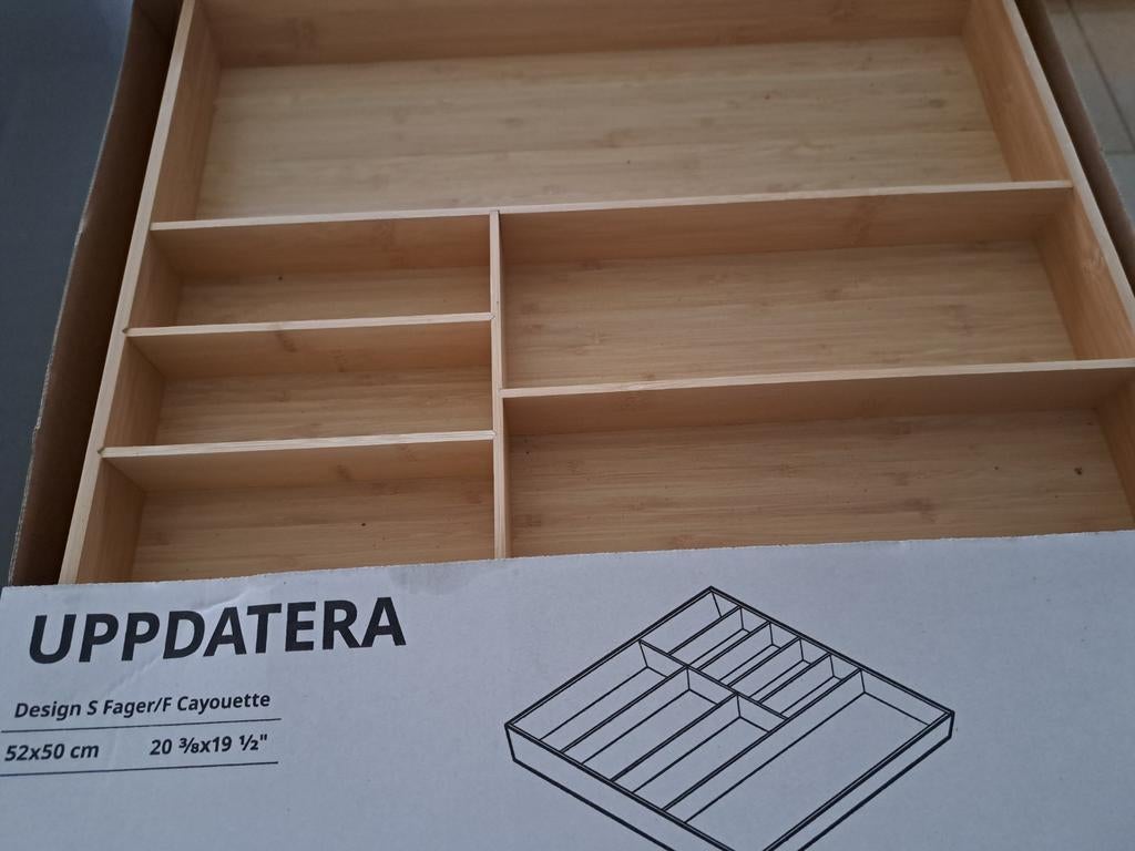 Bestekbak ikea 10 €, Ophalen