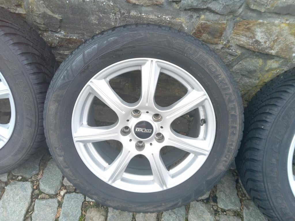 Jantes 5x114,3 montées pneus neige, Autos : Pièces & Accessoires, Enlèvement, Pneu(s)