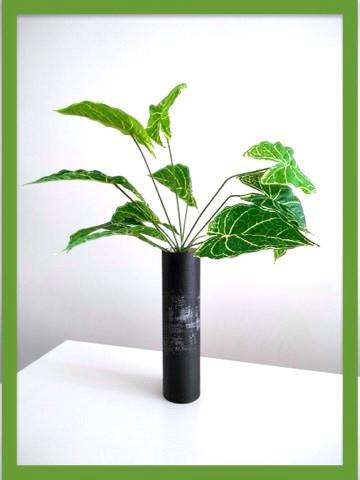 ART *** Concept Création Vase en carton design contemporain, Enlèvement ou Envoi, Moins de 25 cm, Rond, Comme neuf