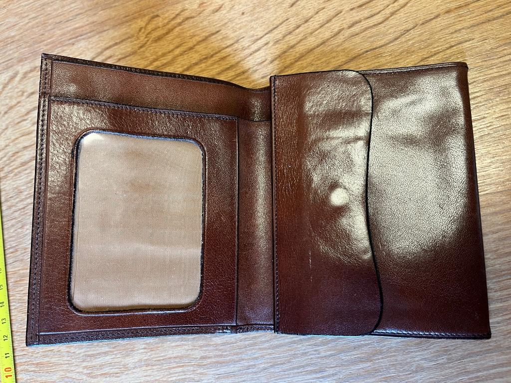 portefeuille bruin leder v luxemerk Etienne Aigner, Ophalen of Verzenden, Bruin, Leder
