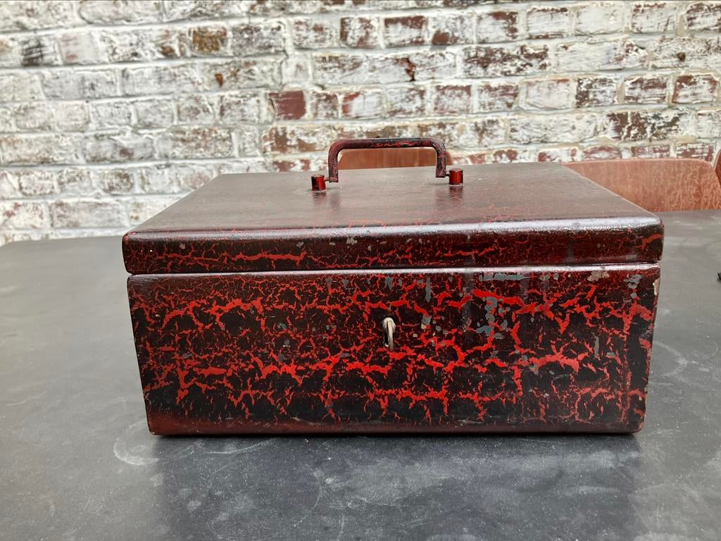Dama geldkoffer kluis coffre-fort, Antiek en Kunst, Ophalen
