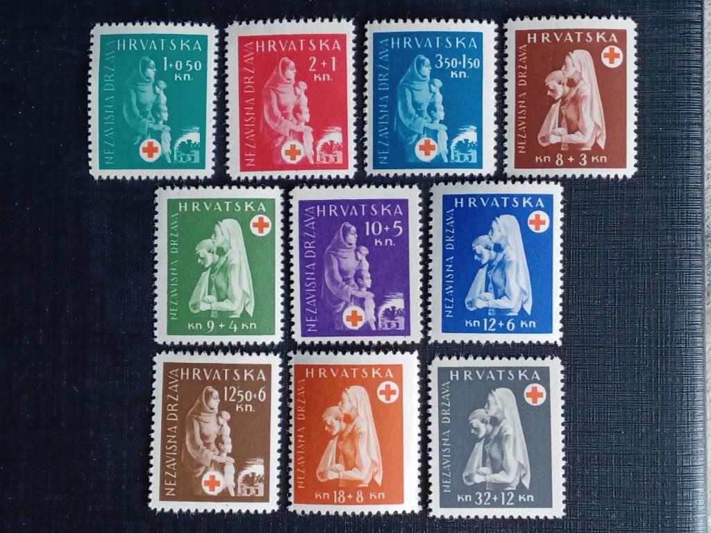 Timbres de Croatie, Enlèvement ou Envoi, Autres pays, Non oblitéré