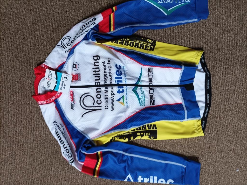Thermovest Doltcini Small/2 met belgisch kampioenband NIEUW, Fietsen en Brommers, Ophalen of Verzenden, Nieuw, S, Bovenkleding